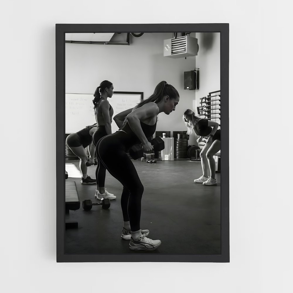 Poster Squat Queens – affiche Compétitions de gymnastique (vue 2)